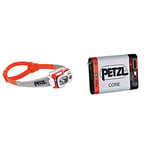 PETZL Swift E095BA01 Headlamp RL 7.8 W Orange & Core Rechargeable Battery