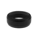 1Pcs Lens Hood with Adapter Ring Fits Fujifilm X100 Camera 49mm Lens Black