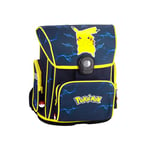 p:os Pokemon Pikachu, 35337049-Cartable Enfants, Sac d'école garçons et Filles, avec Bretelles réglables et 3 pendentifs Pokeball Children, Jaune, 37,5 x 32,5 x 25 cm