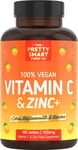 Powerful Vitamin C and Zinc Tablets - Vitamin C 1000Mg with Zinc - 6 Month'S Sup