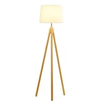 Lampadaire Lampe sur Pied Lampes Verticales Lumières Triangle en Bois Nordique Lampadaires verticaux Chambre Bout Bureau Salon Morne en Bois Massif Lampadaires à la Maison Lampadaires Éclairage int