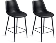 Tabouret OSCAR HAUTEUR PLAN NOIR