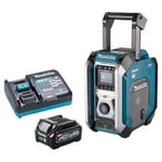 Makita MR007GZ 40V XGT DAB+ Bluetooth Jobsite Radio 1 x 2.5Ah Battery & Charger