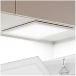 TecTake® Panneau LED Dalle LED Luminaire bureau Lumière plafond & murale 29,5 x 29,5 cm Luminaire cuisine, Plafonnier couloir, entrée, salon, idéal Plan de travail cuisine Éclairage de bureau