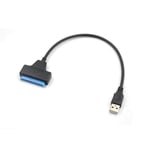 USB 3.0 to SATA Adapter Cable for 2.5 Inch SSD and HDD Blue Color 25x22cm External Drive Connector