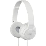 JVC HAS180 Lightweight Powerful Deep Bass Comfortable Over Ear Headphones White