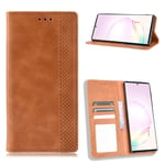 Bofink Vintage läder Samsung Galaxy Note 20 fodral - Brun