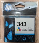 HP 343 Tri-Colour Ink Cartridge (Genuine) (C8766EE)