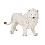 Papo - Figurines A Collectionner - Lion Blanc - Félins - Animaux Sauvages – Animaux De La Savane - Enfants Filles Et Garçons - A Partir De 3 Ans