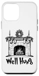 iPhone 12 mini Well Hung Funny Adult Joke Stockings By Fireplace Christmas Case