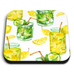 Square MDF Magnets - Lemon & Lime Drink Lemonade  #24550