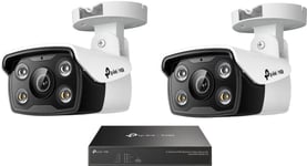 Tp-link Vigi Starter Kit (2x C340 Cameras + Nvr1004h Recorder)