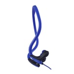 WE Écouteurs Sport Filaire avec Micro Bouton ON/OFF, ecouteur Intra-Auriculaire Légers avec microphone, Arceau Tour de Cou, Parfait pour Running Jogging Gym - Bleu - Neuf