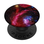 Rouge Nébuleuse Galaxie Popsocket pour Téléphone Galaxie PopSockets PopGrip Interchangeable