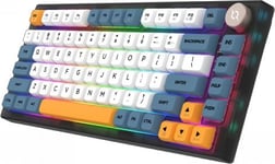 Aqirys Aqirys Mekaniskt Tangentbord 75%/82 Tangenter Dual Mode: Wirelles&Amp Bt+Wired Libertas Svart