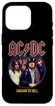 Coque pour iPhone 16 Pro ACDC Highway To Hell Circle Rock Music Band