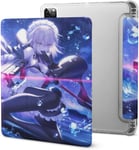 Fate/Grand Order Jeanne Marsh Ipad Pro Case 2021 Avec Plumier, Antichoc, Veille/Réveil Automatique, Housse De Protection Transparente Pour Tablette 11 Pouces