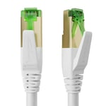 KabelDirekt – Cat 7 Network Cable – 10m – 10 Gigabit LAN Cable & Ethernet Cable – Available in 0.25-30m (suitable for high-speed networks, PC, gaming, switch, router and modem, RJ45 – white)