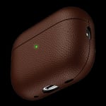 Keybudz PodSkinz Artisan Series Leather Case för Airpods Pro 2 - Brun