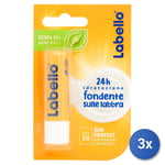 3x Labello Lip Balm Sun Protection Spf30 85040