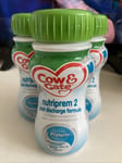 Cow & Gate Nutriprem 2 Liquid Milk (200ml) X3 Bottles, Fast And Free Postage