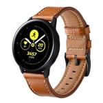 Samsung Galaxy Watch4 Classic 42mm / 46mm - Klockarmband i äkta läder - Brun