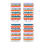 16 Packs Of 5 Blades For Gillette Fusion Proglide Power Replacement Razor Kit