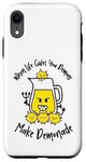 iPhone XR Funny Life Gives You Demons Make Demonade Lemons Lemonade Case