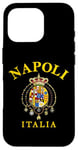 Coque pour iPhone 16 Pro Drapeau de l'Empire romain de Naples - Souvenir de l'Italie - Drapeau Napoli