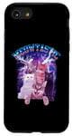 Coque pour iPhone SE (2020) / 7 / 8 Meowtastic Meow Cat Fantastic 80s Funny Kitten Cats Lover