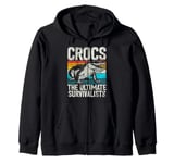 Crocs The Ultimate Survivalists Crocodile Zip Hoodie