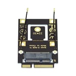 Cablecc NGFF Adaptateur convertisseur M.2 Key-A vers Mini PCI-E PCI Express pour carte WiFi 9260 8265 7260 AC