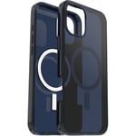 OtterBox Symmetry Series Clear MagSafe Case for iPhone 16 Plus, Shockproof, Drop proof, Protective Thin Case, 3x Tested to Military Standard, Clear/Blue