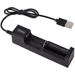 3,7v litiumbatteri USB-laddare bländande ficklampa tillbehör,