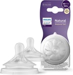 Philips Avent Natural Response Bottle Teat - 2 X Baby Bottle Flow 2 Teats for Ne