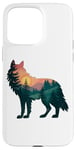 Coque pour iPhone 15 Pro Max Loup Randonnée Chasse Plein Air Camping Forêt Homme Femme Loup