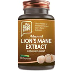 The Good Guru Advance Lion's Mane Extract - 1800mg - 120 Capsules