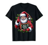 On Christmas Santa and His Favorite Teacher, Festive Holiday T-Shirt