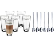 WMF - Lasisarja ja spoons kohteelle latte macchiato CLEVER &amp; MORE 6 kpl