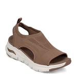 Skechers Women's Arch Fit-City Catch, Mocha, 2.5 UK