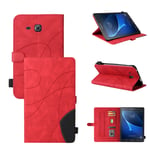 Coque Pour Tablet Samsung Galaxy Tab A 8.0 2019 Sm-T295,Etui Pour Tablet Samsung Galaxy Tab A 8.0 2019 Sm-T295 Pu Housse Flip Coque Avec Built Stand Et Magnétique Fermeture Bande,Rouge