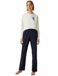 Tommy Hilfiger Womens TH Monogram Pyjama Set Gift Box - Multicolour Cotton - Size Medium