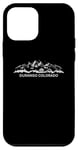 Coque pour iPhone 12 mini Durango Colorado Station de ski Silhouette de montagne