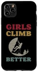 iPhone 11 Pro Max Girls Climb Better Outdoor Adventure Moon Silhouette Case