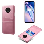 OnePlus 7T skal med korthållare - Rosa