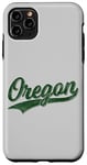 Coque pour iPhone 11 Pro Max Oregon Classic Varsity, style maillot de sport vintage