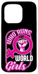 Coque pour iPhone 15 Pro Qui dirige la World Girls Gender Equality Feminist Pride