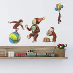 Stickers Repositionnables Curious George Livre d'histoire