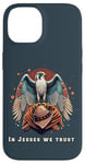 iPhone 14 In Jesses We Trust Epic Cool Falconry Falconer Bird Hawking Case