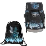 Tinka - School Bag & Gym Bag - Dragon (1237448/1237552)